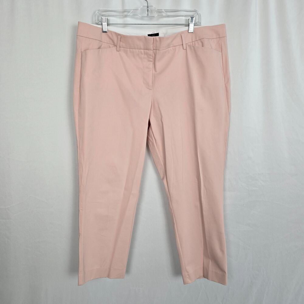 Worthington Ankle Pants Women's 18P Pink Rose Straight